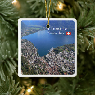 Adorno De Cerámica zCH012 LOCARNO. Suiza,
