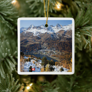 Adorno De Cerámica zCH018 SAN MAURIZIO D'ENGADINA,