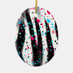 Adorno De Cerámica Zebra