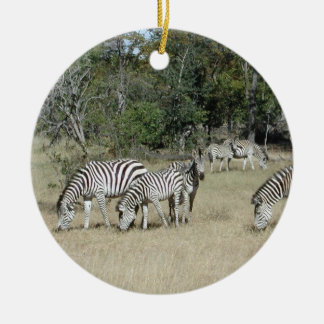 Adorno De Cerámica Zebras