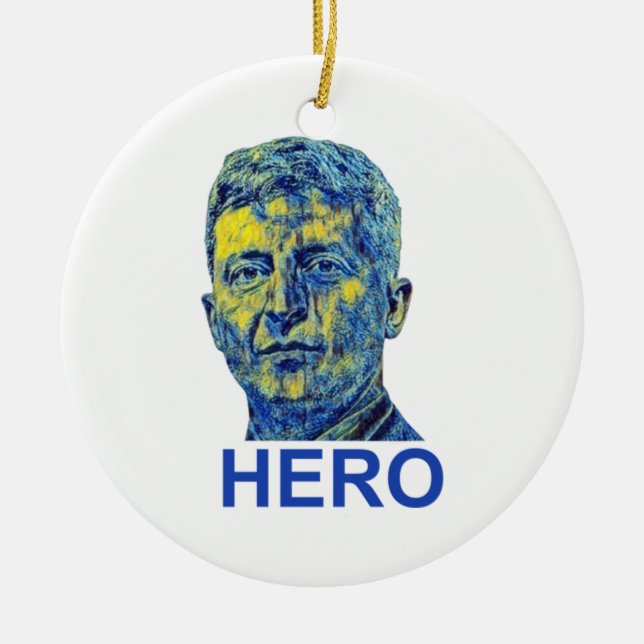 Adorno De Cerámica Zelensky Hero (Frente)