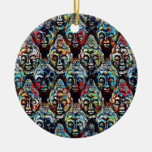 Adorno De Cerámica Zen Buda