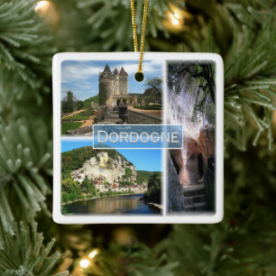 Adorno De Cerámica zFR033 DORDOGNE, Francia,