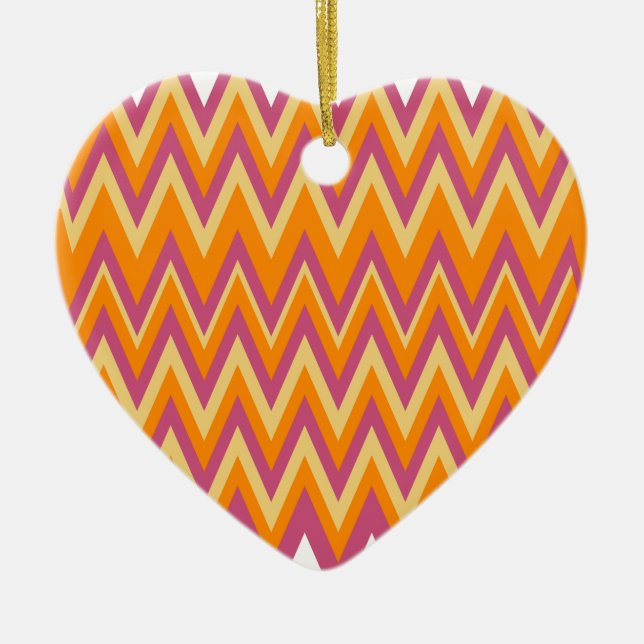 Adorno De Cerámica ZigZag tribal azteca (Frente)