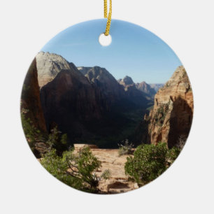 Adorno De Cerámica Zion desde el sendero Angels Landing Zion National