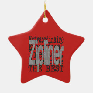 Adorno De Cerámica Zipliner Extraordinaire