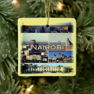 Adorno De Cerámica zKE026 NAIROBI, Kenya, África,