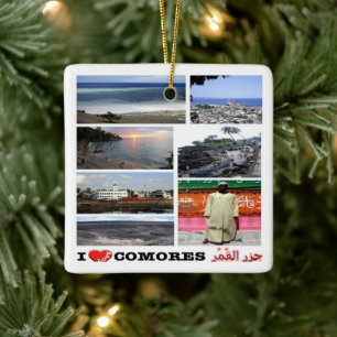 Adorno De Cerámica zKM011 COMORAS Me encanta, Mosaico, África,