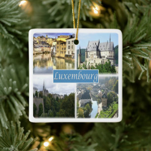 Adorno De Cerámica zLU003 LUXEMBURGO,