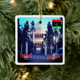 Adorno De Cerámica zLY026 TRIPOLI, Palacio Real, Libia, Fridge