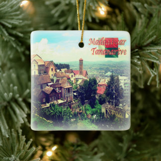 Adorno De Cerámica zMG011 TANANARIVE, City High, Madagascar,