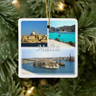 Adorno De Cerámica zMT006 VALLETTA, Malta, Europa,
