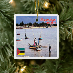 Adorno De Cerámica zMZ007 MAPUTO, Mozambique, África,