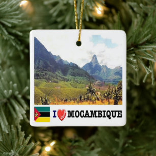 Adorno De Cerámica zMZ011 MOZAMBIQUE, Zambézia, Monte Murresse,