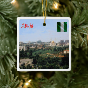 Adorno De Cerámica ZNG004 ABUJA, Nigeria, África,