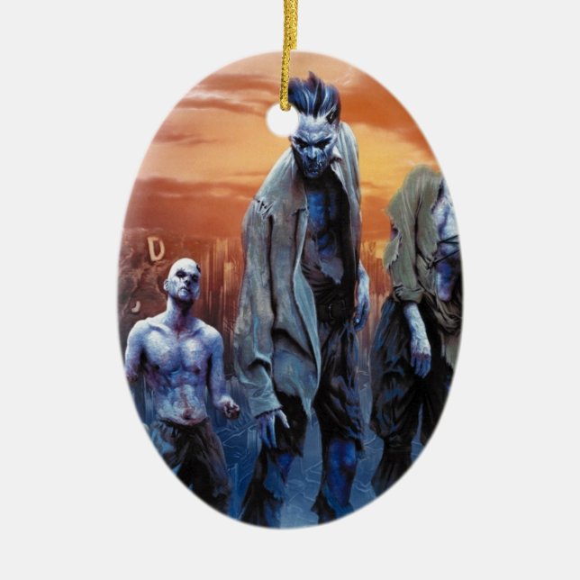 Adorno De Cerámica ¡Zombis! (Frente)