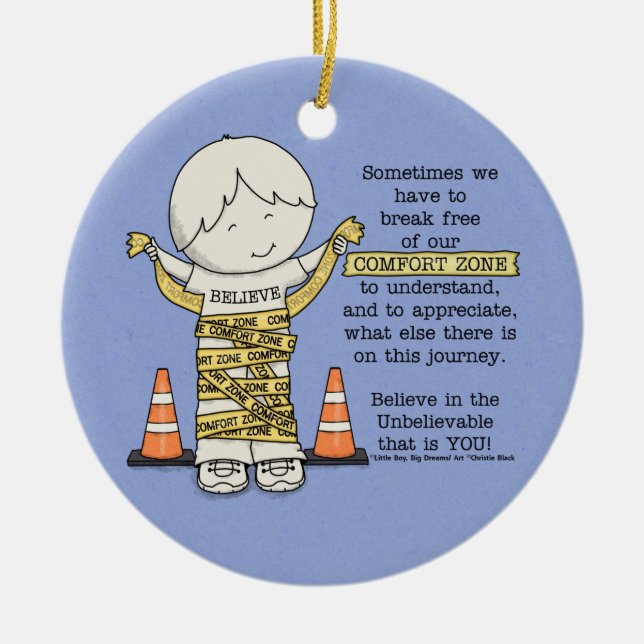 Adorno De Cerámica Zona de confort (Frente)