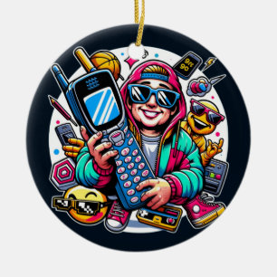 Adorno De Cerámica Zona de juegos Retro Tech: Una odisea nostálgica d