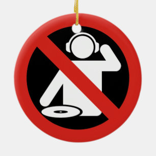 Adorno De Cerámica Zona libre de DJ