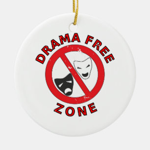 Adorno De Cerámica Zona libre de dramas