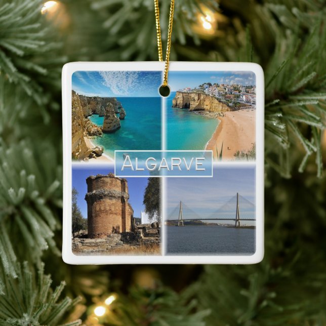 Adorno De Cerámica zPT006 EL ALGARVE, Portugal, Europa, (Árbol)