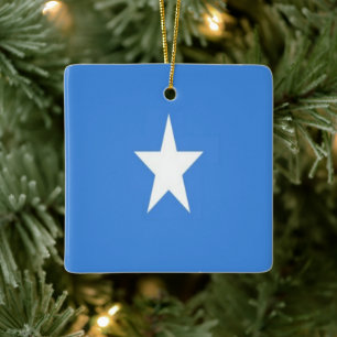 Adorno De Cerámica zSO001 SOMALIA, Bandera, África,