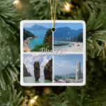 Adorno De Cerámica zTH004 PHUKET, Tailandia, Asia,<br><div class="desc">Aquí encontrarás el recuerdo de tus vacaciones. Esta categoría contiene adornos cerámicos de muchos lugares de Tailandia. (zTH004 PHUKET, Tailandia, Asia, ornamento cerámico). Amplíe a amigos y familiares con los recuerdos únicos de su gran viaje. Pruébenos. #LeoPepeDesign - playa, panorama, reino de asia en tailandia, diseño de leopelo, viaje de...</div>