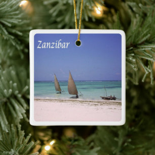 Adorno De Cerámica zTZ015 ZANZIBAR, Tanzania, África