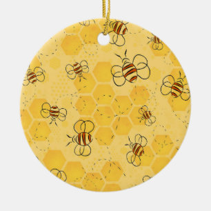 Adorno De Cerámica Zumbido de abeja Abejas miel Lindas