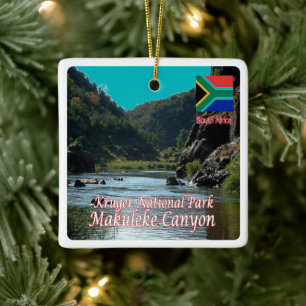 Adorno De Cerámica zZA005 SUDÁFRICA, Cañón N.P. Makuleke,