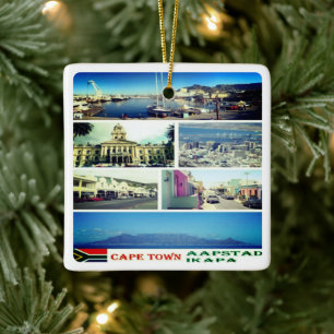 Adorno De Cerámica ZZA007 CAPE TOWN, MOSAIC, Sudáfrica,