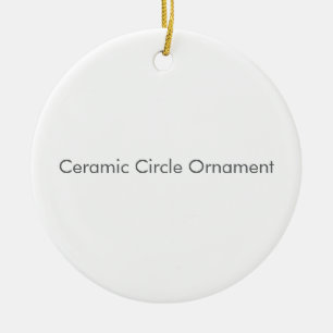 Adorno de Círculo de Cerámica