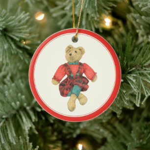 Adorno de círculo de cerámica MR. BEAR