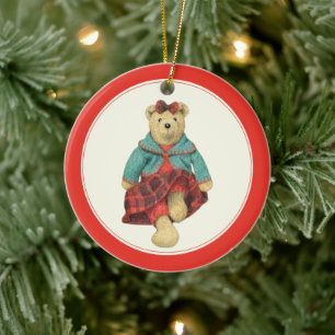 Adorno de círculo de cerámica MRS. BEAR