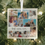 Adorno De Cristal 11 Collage de fotos mejor mamá de todos los tiempo<br><div class="desc">Crea Tu Propio Collage de fotos Simple,  Mamá. Añade Tus Propias Fotos,  Agrega Tu Propio Saludo Y Hazlo Tu Propio. Haz un Collage de fotos personalizado para ocasiones especiales y el Día de la Madre.</div>