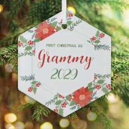 Adorno De Cristal 1.ᵉʳ Navidad como Grammy