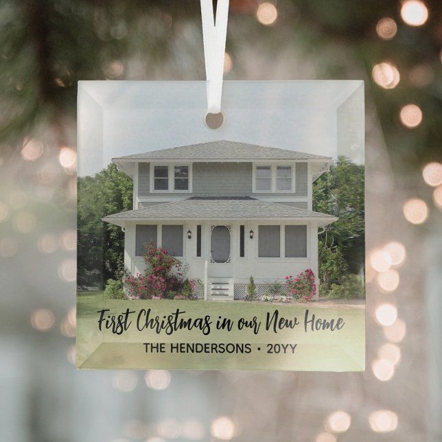 Adorno De Cristal 1 Nuevo hogar fotográfico 1Navidades Sencillo Scri (Subido por el creador)