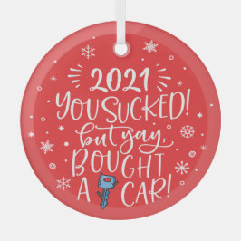 Adorno De Cristal 2022 chupado pero tú compraste un coche divertido 
