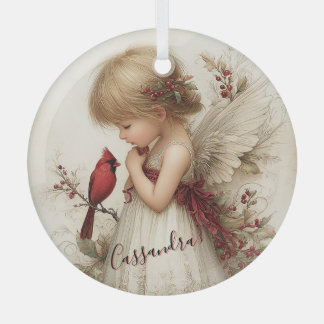 Adorno De Cristal A Gentle Spirit in Holiday Stillness