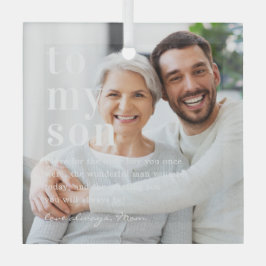 Adorno De Cristal A mi hijo | Oferta y regalo fotográfico