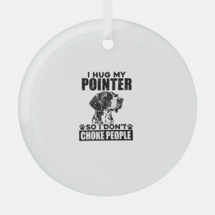 Adorno De Cristal Abrazo a mi puntero para no asfixiar a la gente Pe