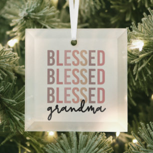 Adorno De Cristal Abuela bendita Regalos para la abuela