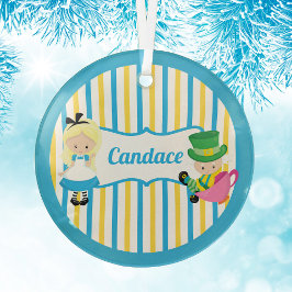 Adorno De Cristal Alicia en el país de las maravillas Personalizados