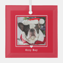 Adorno De Cristal Amado, un Personalizado de color EDITABLE