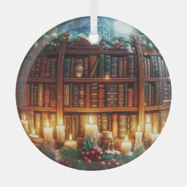 Adorno De Cristal Amantes de los libros, adorno, personaliza con tu 
