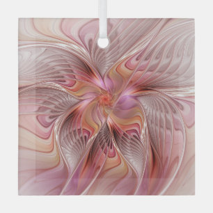 Adorno De Cristal Ángel abstracto arte de fantasía fractal colorido
