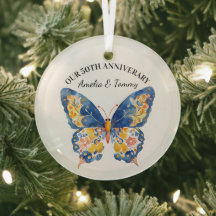 Aniversario de Mariposa Personalizado