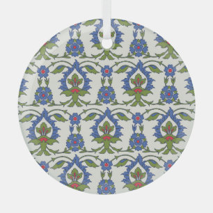 Adorno De Cristal Árabe Tradicional: Iznik Tile Seamless.