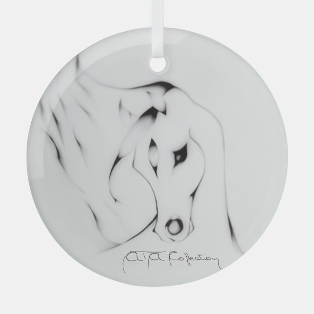 Adorno De Cristal "Arabian Horse" by Adelia Audi (Anverso)