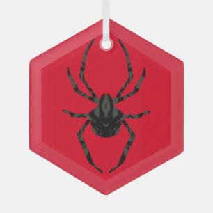 Adorno De Cristal Araña vieja y corriente